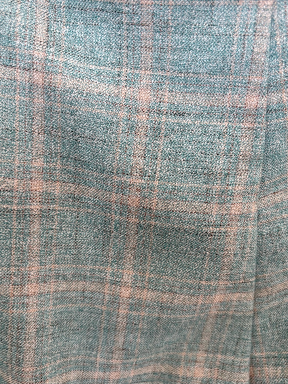 Susielady Vintage Best Mint Plaid Double-Breasted Pantsuit and Jacket - Picture 14 of 14